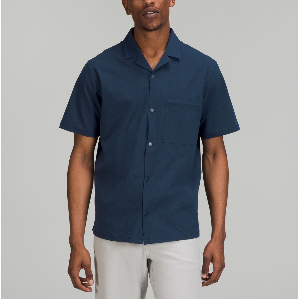 Lululemon 'Airing Easy' Camp Collar Shirt Size S